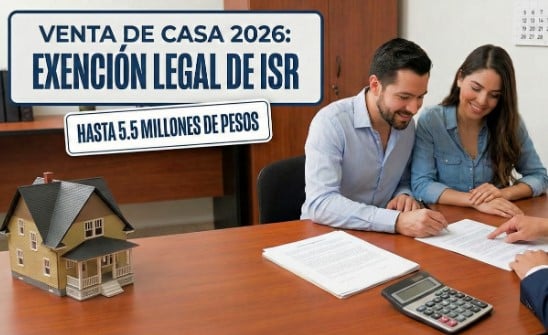 Venta de casa 2026: ¿Cómo exentar legalmente el pago de ISR ante el Notario?